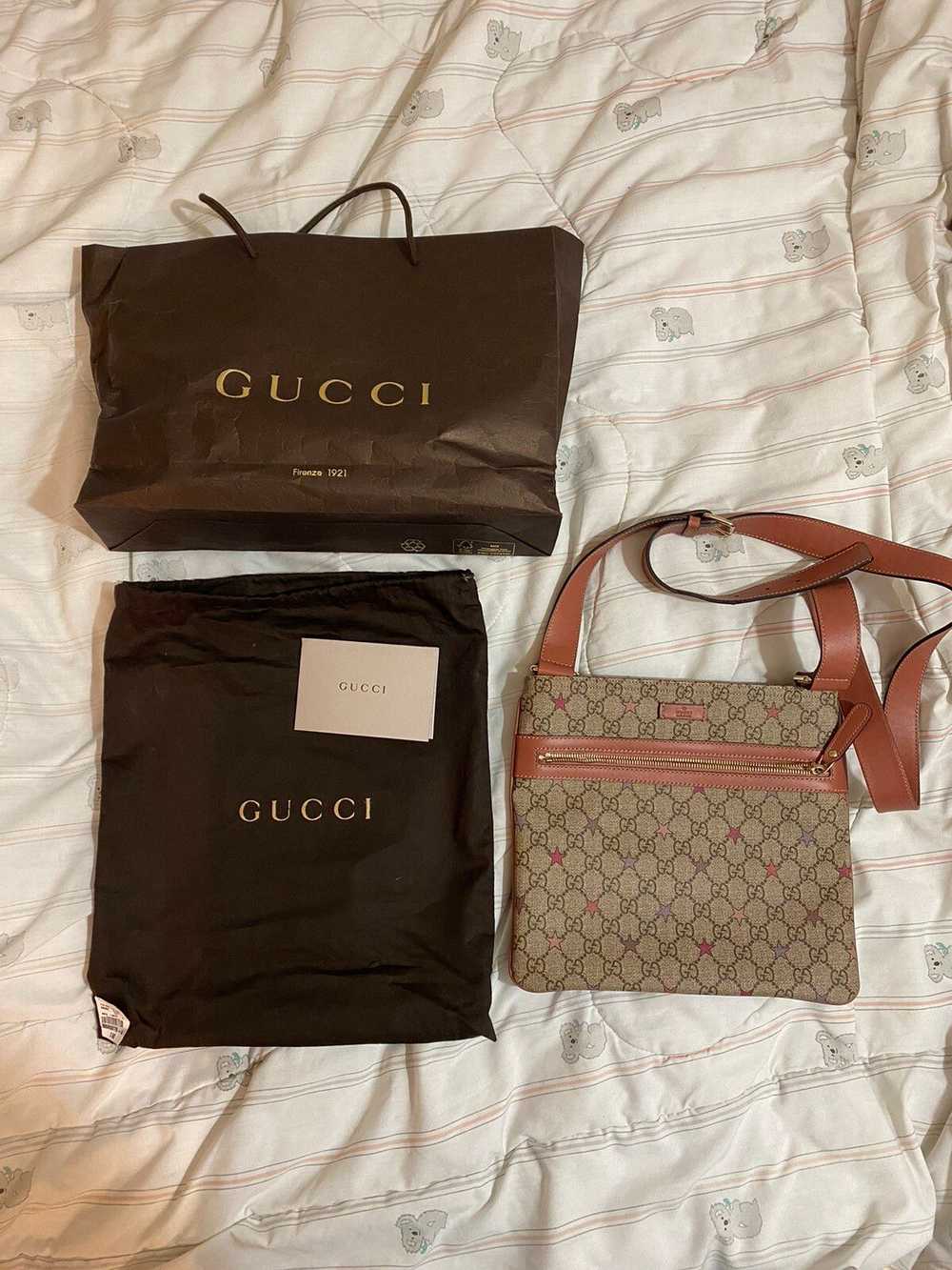 Gucci × Vintage Gucci Messenger Bag VINTAGE - image 3