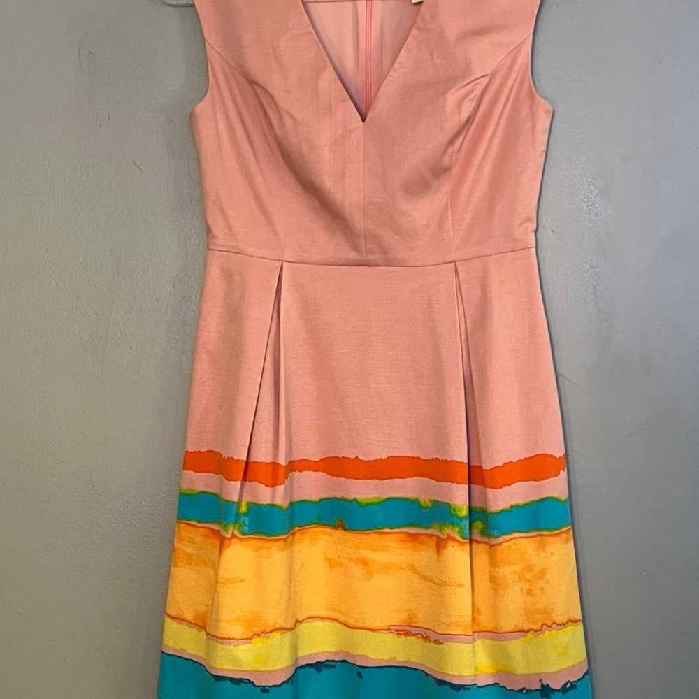 Anthropologie Painterly Pleated Dress size 2 - image 2