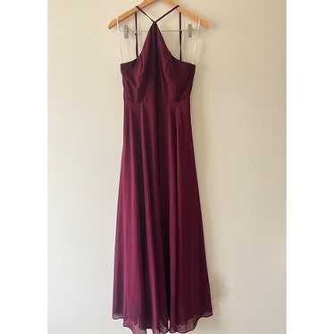 Lulu’s Purple Halter Formal Maxi Dress W/ Side Sl… - image 1