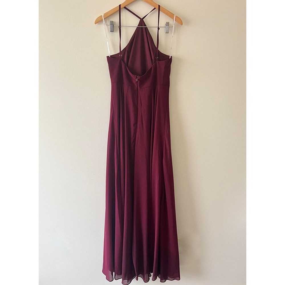 Lulu’s Purple Halter Formal Maxi Dress W/ Side Sl… - image 2