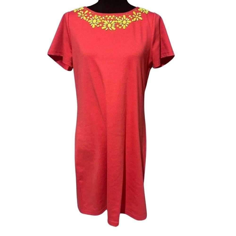 Anthropology Uncle Frank Coral Dress - image 1