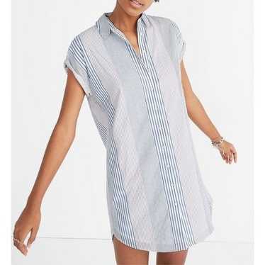 Madewell Central Shirtdress Rawley Stripe Button … - image 1