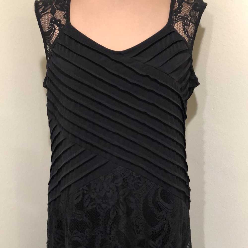Francesca’s Collection Candalite Gown Size XL Bla… - image 3