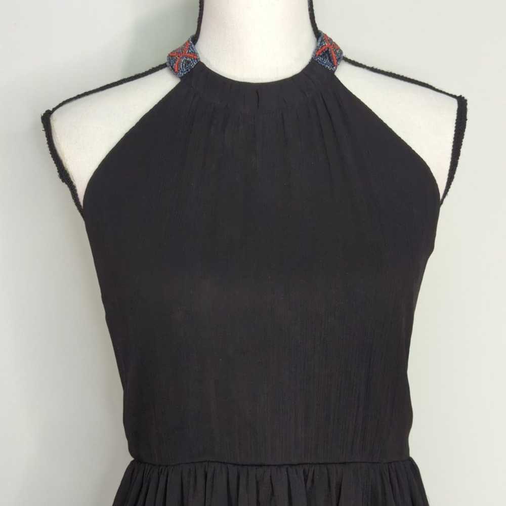 ZARA Trafaluc Collection  Black Halter Mini Dress - image 3