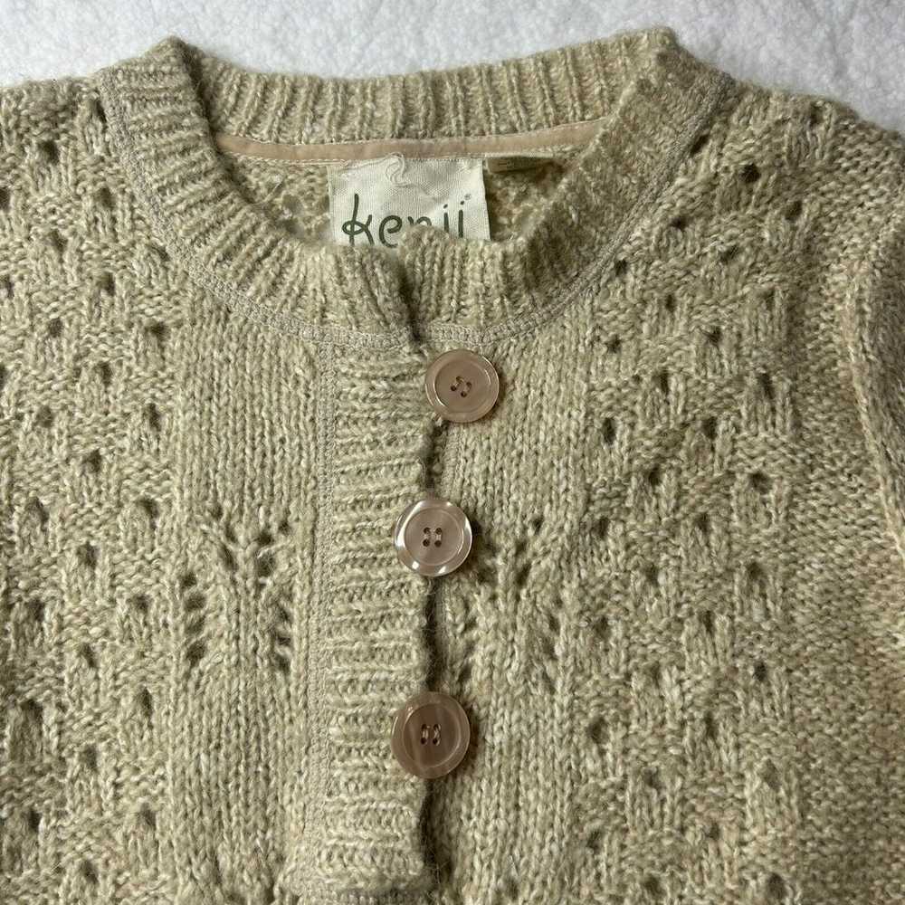 Kenji M Women’s Open Knit 3 Button Sweater Dress … - image 5