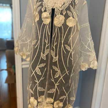 Donna Vinci Sheer Kimono Jacket Vintage Donna Vin… - image 1