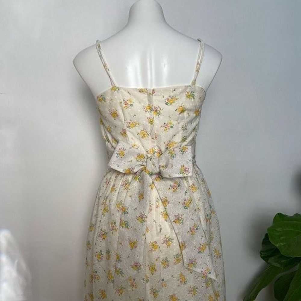 1950s vintage Union Made floral tea party dress - image 12