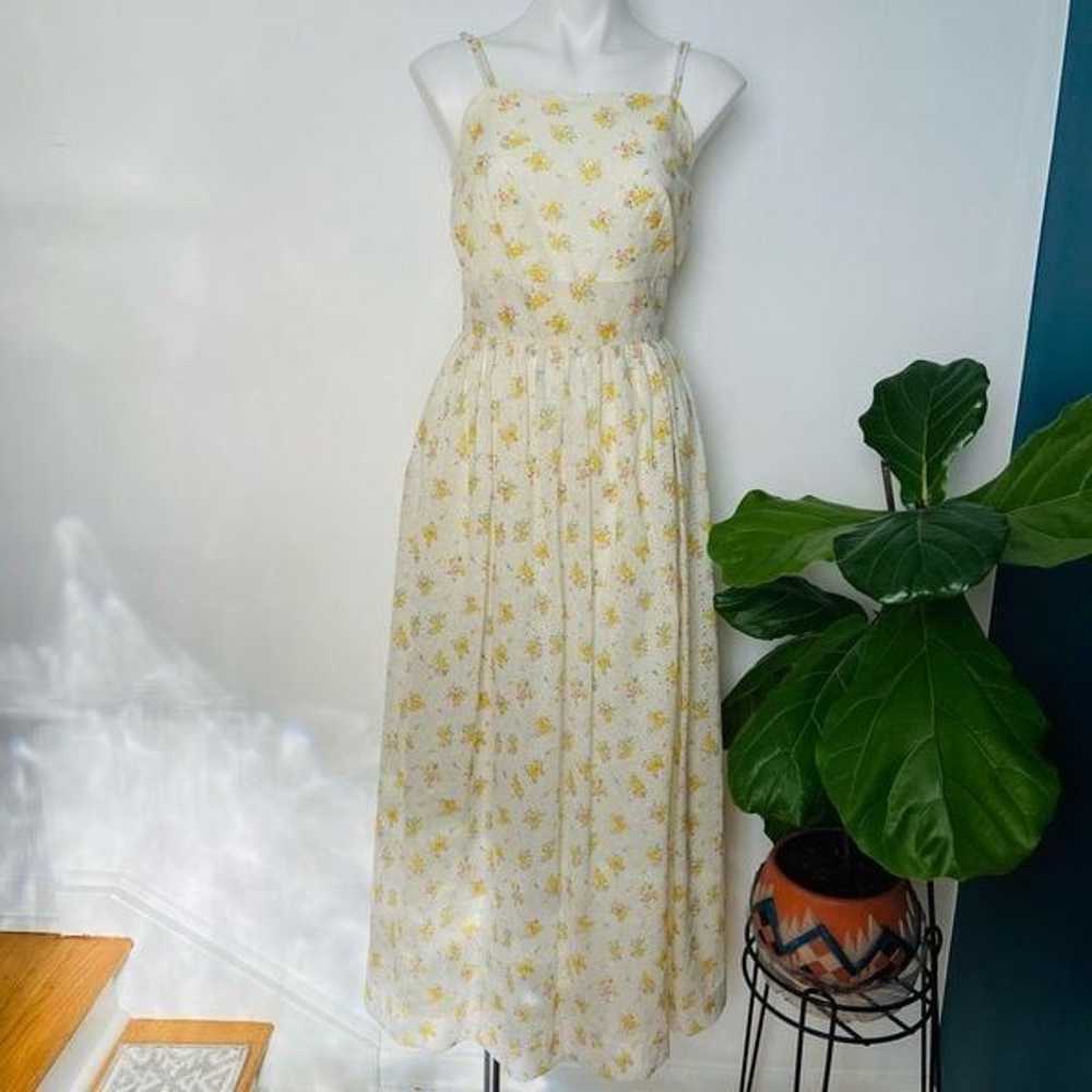 1950s vintage Union Made floral tea party dress - image 2