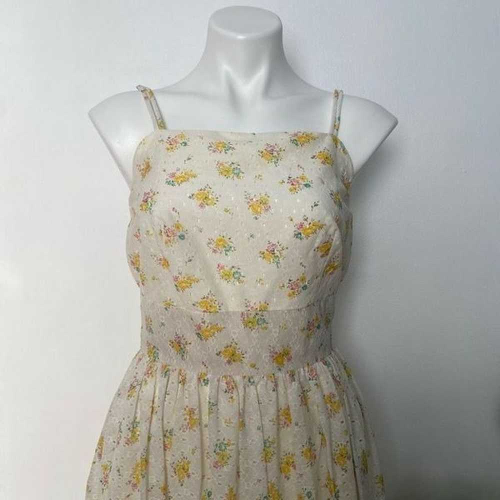 1950s vintage Union Made floral tea party dress - image 3