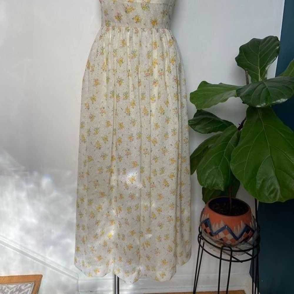 1950s vintage Union Made floral tea party dress - image 4