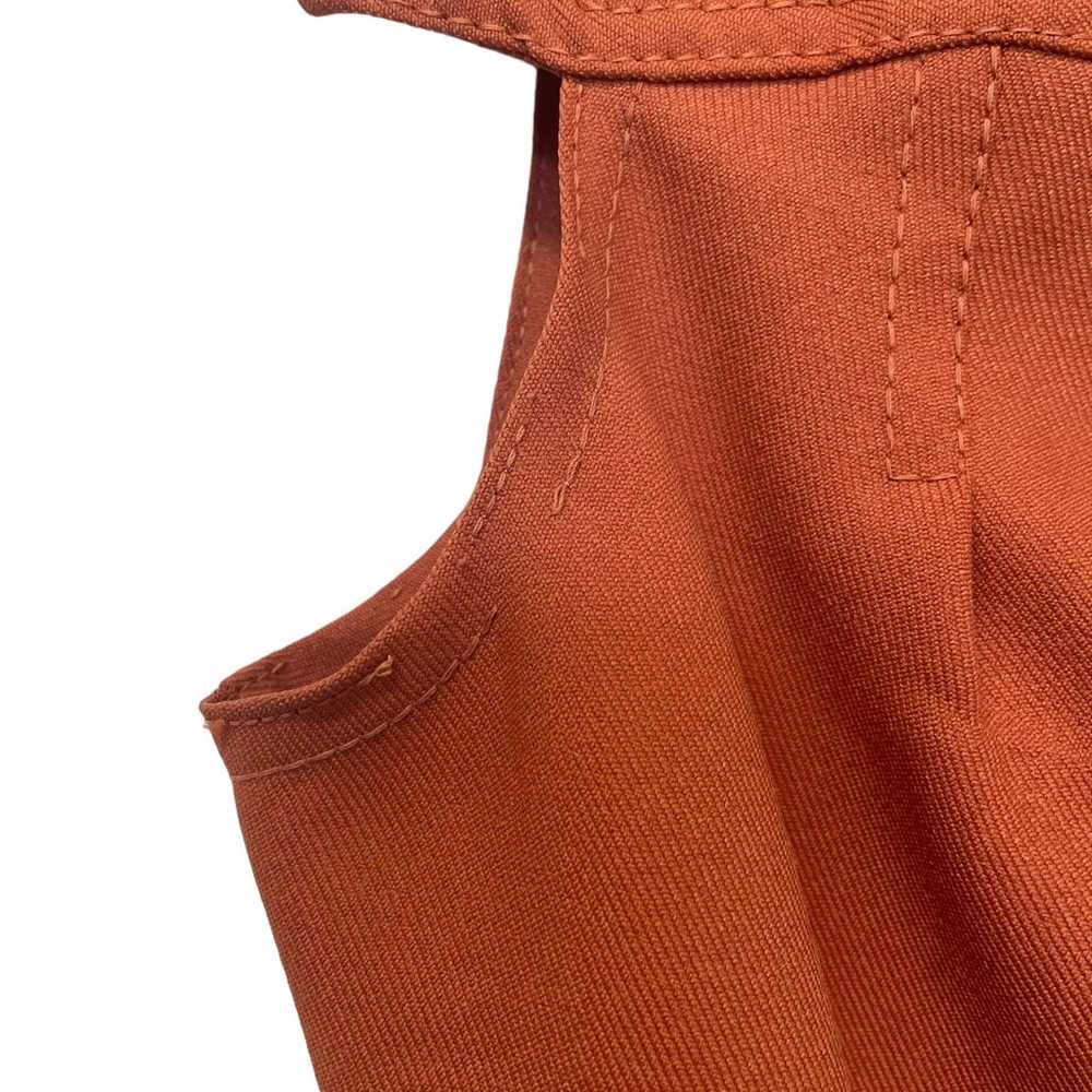 VTG 70’s PBJ By Jerell Burnt Orange Jumpsuit Wide… - image 3