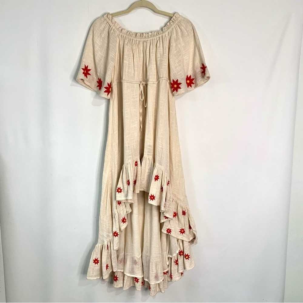 Sundress Alena Floral Embroidered Hi Low Dress Sz… - image 3
