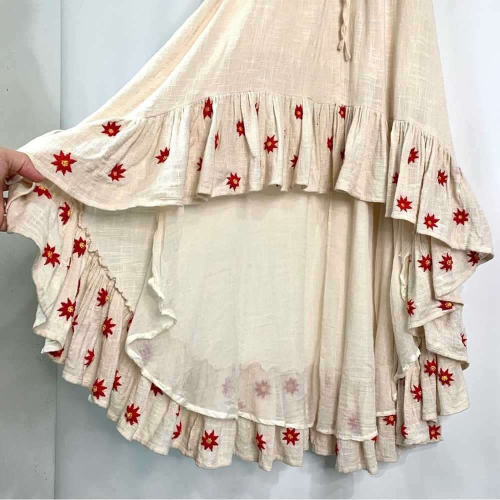 Sundress Alena Floral Embroidered Hi Low Dress Sz… - image 6