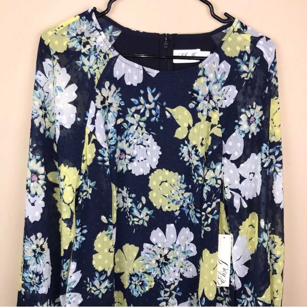 NWT Eliza J Women’s Floral Print Multi-Colored As… - image 2