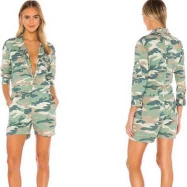 MOTHER the fixer Camo Romper size XS