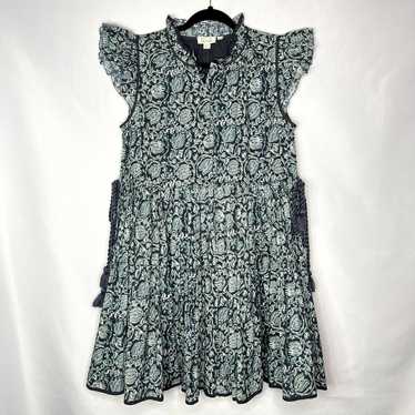 NWOT Anthropologie Let Me Be Tired Ruffle Blue Iv… - image 1