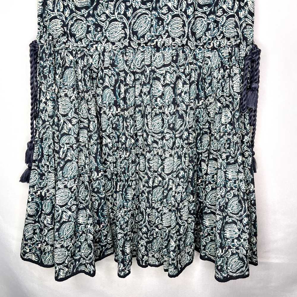 NWOT Anthropologie Let Me Be Tired Ruffle Blue Iv… - image 3