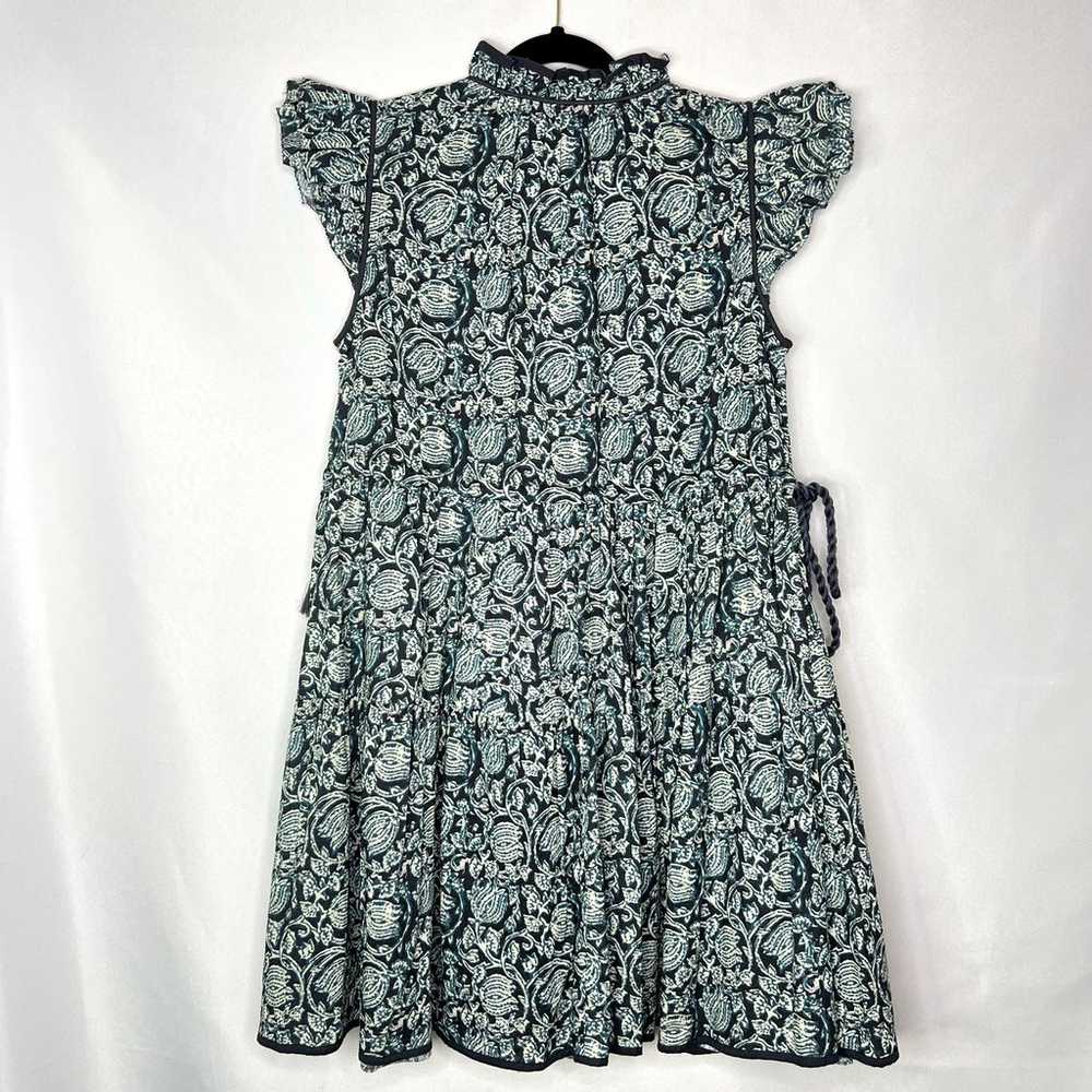 NWOT Anthropologie Let Me Be Tired Ruffle Blue Iv… - image 7