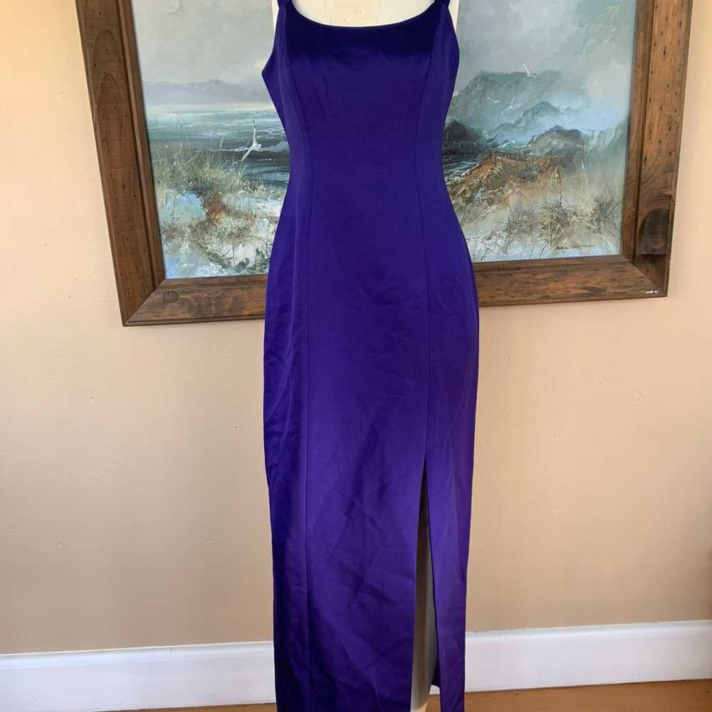Vintage 90’s Silky Purple Slip Dress | Sleeveless… - image 3