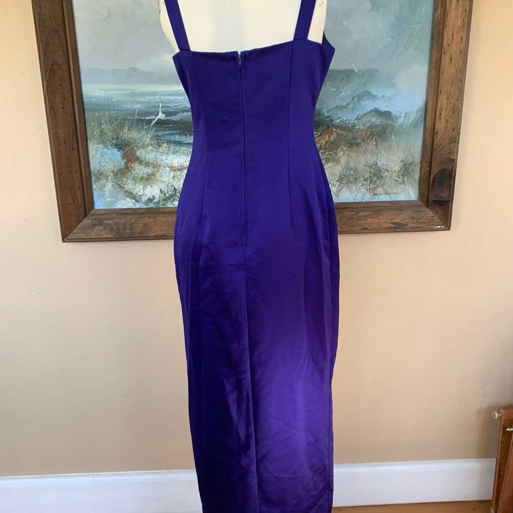 Vintage 90’s Silky Purple Slip Dress | Sleeveless… - image 4