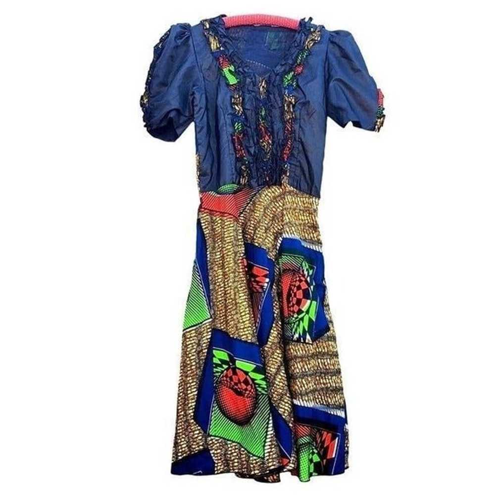 African Print Dress Nigeria Wax AFIC Block Hitarg… - image 10