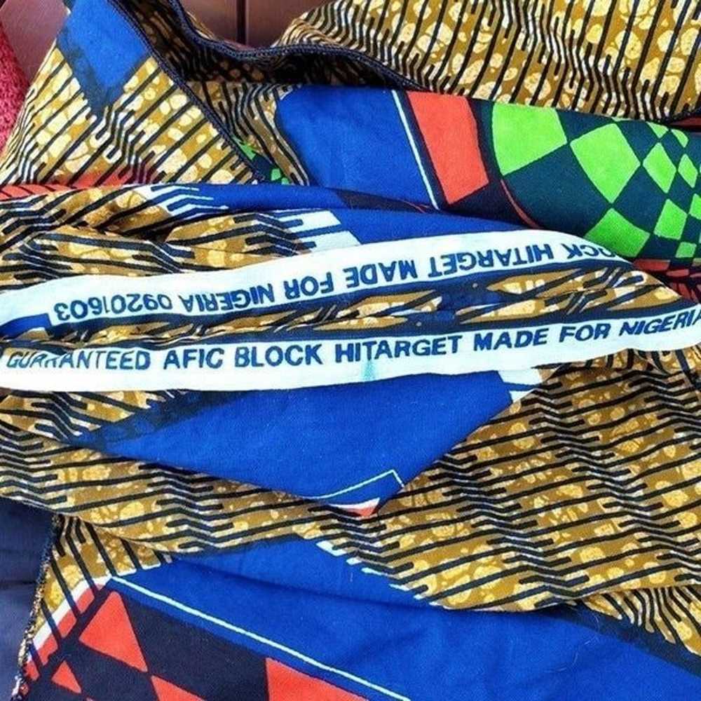 African Print Dress Nigeria Wax AFIC Block Hitarg… - image 2