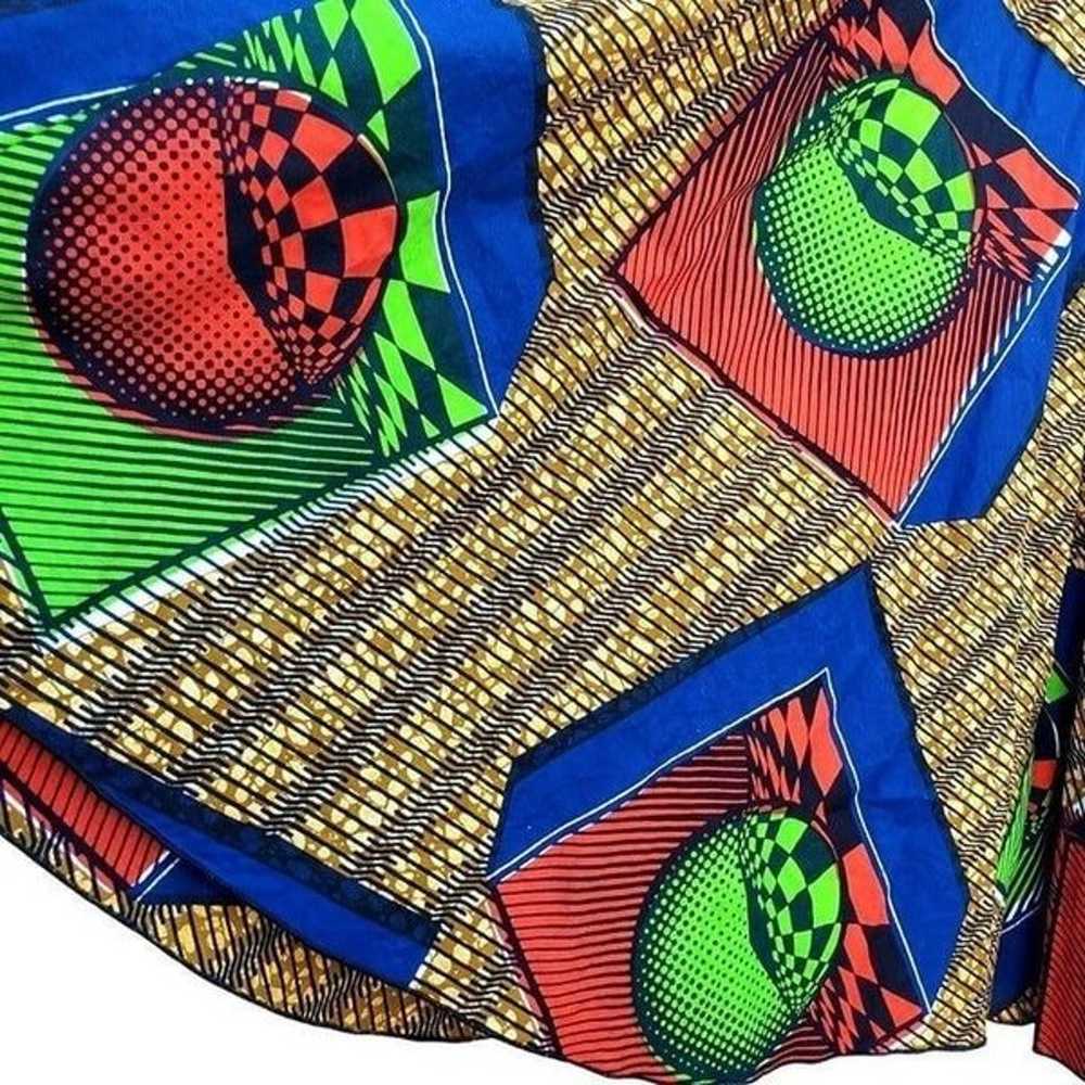 African Print Dress Nigeria Wax AFIC Block Hitarg… - image 6
