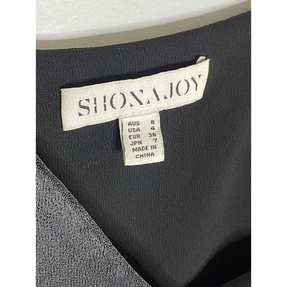 Shona Joy Thalia Midi Black Dress-sz 4 - image 6