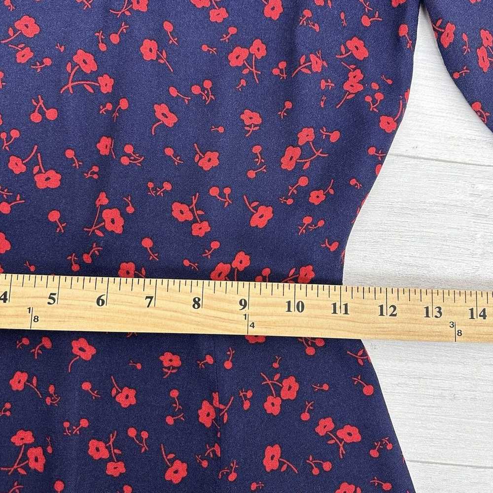 Reformation Zelda Midi Dress Size 0 Floral Navy R… - image 12