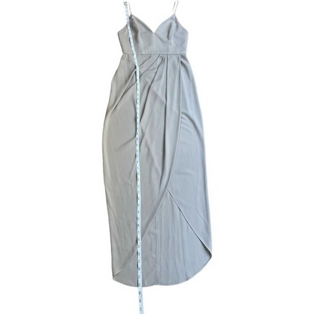 SHONA JOY gray v neck sheath dress size 2 - image 5