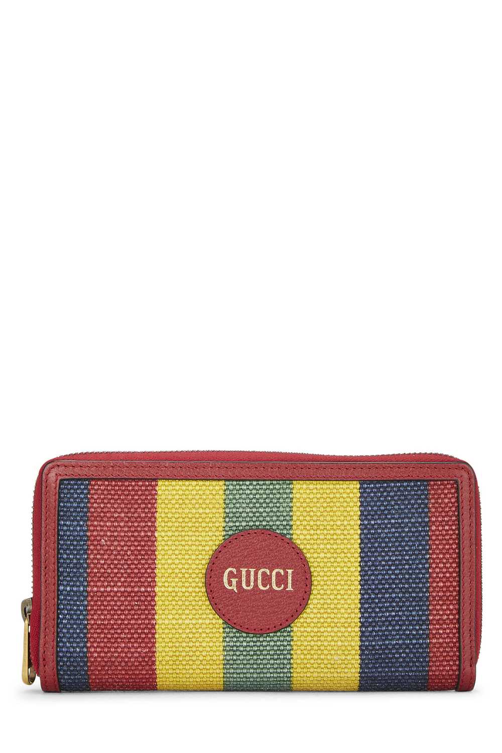 Multicolor Canvas Baiadera Zip Around Wallet - image 1