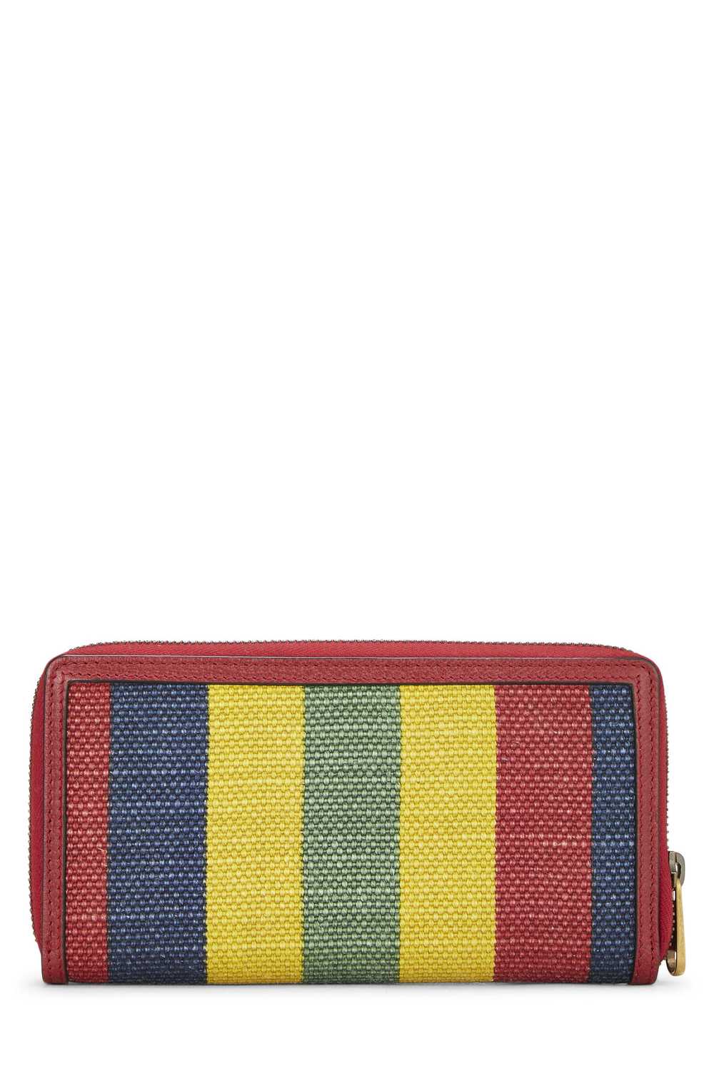 Multicolor Canvas Baiadera Zip Around Wallet - image 3