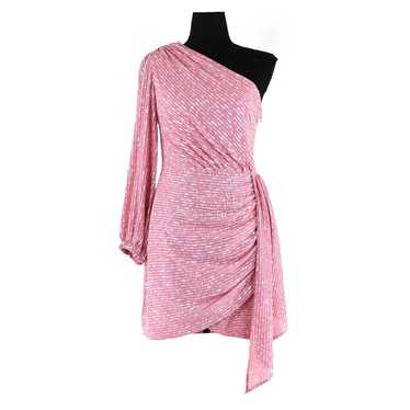 Saylor Nazila Blouson Sleeve pink Sequin Dress Sma