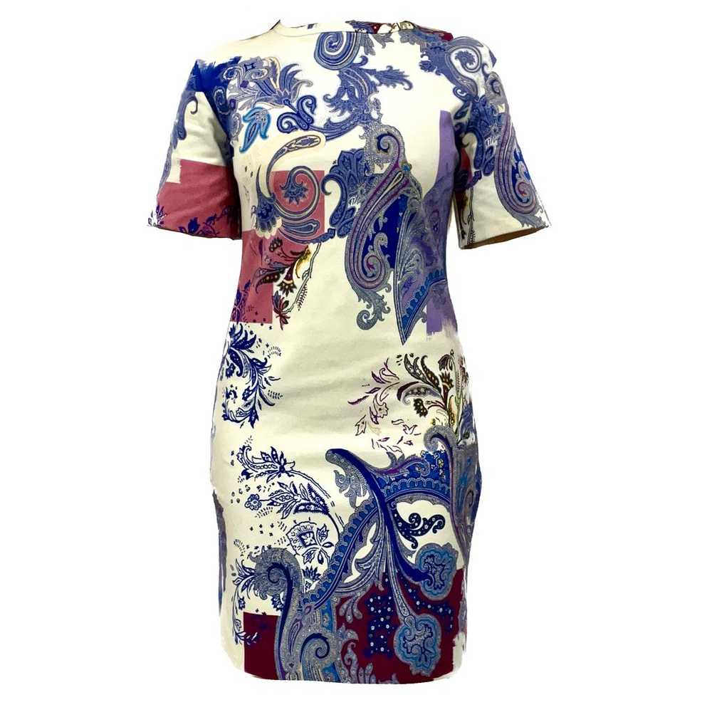 Etro Cotton Blend Shift Paisley Dress - image 3
