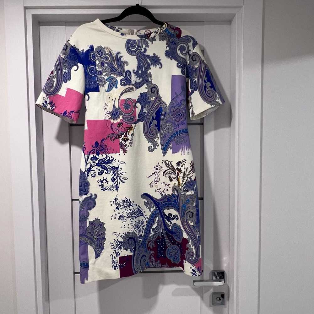 Etro Cotton Blend Shift Paisley Dress - image 5