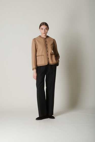 YSL Couture Raw Silk Jacket