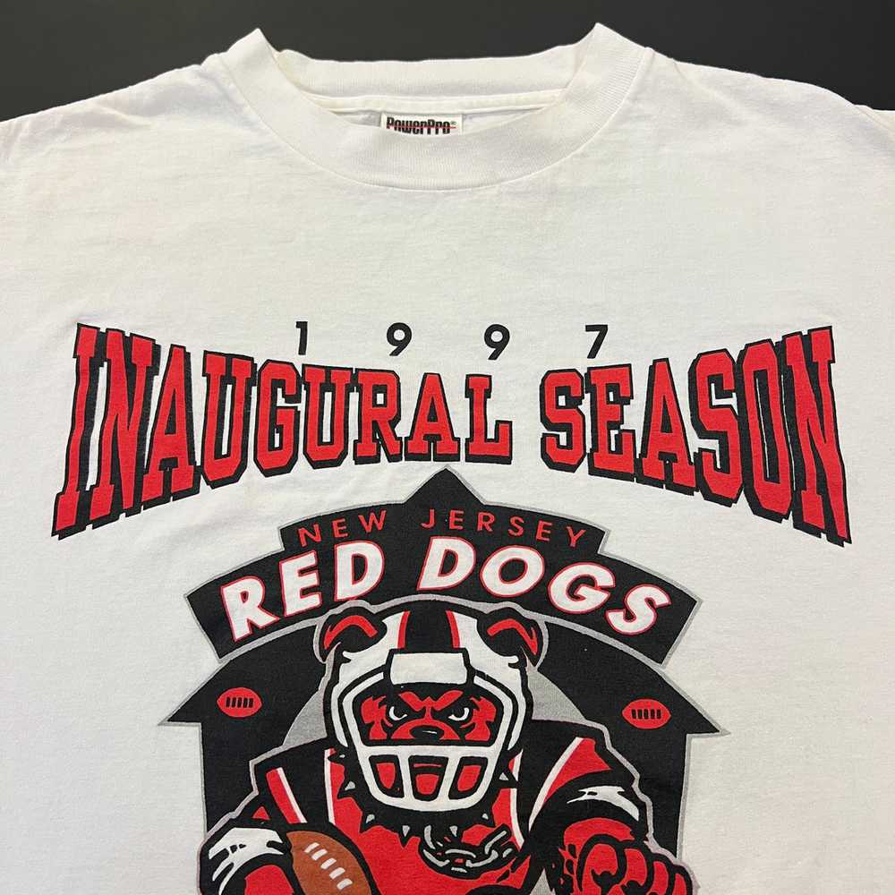 Vintage 1997 New Jersey Red Dogs Arena Football S… - image 1