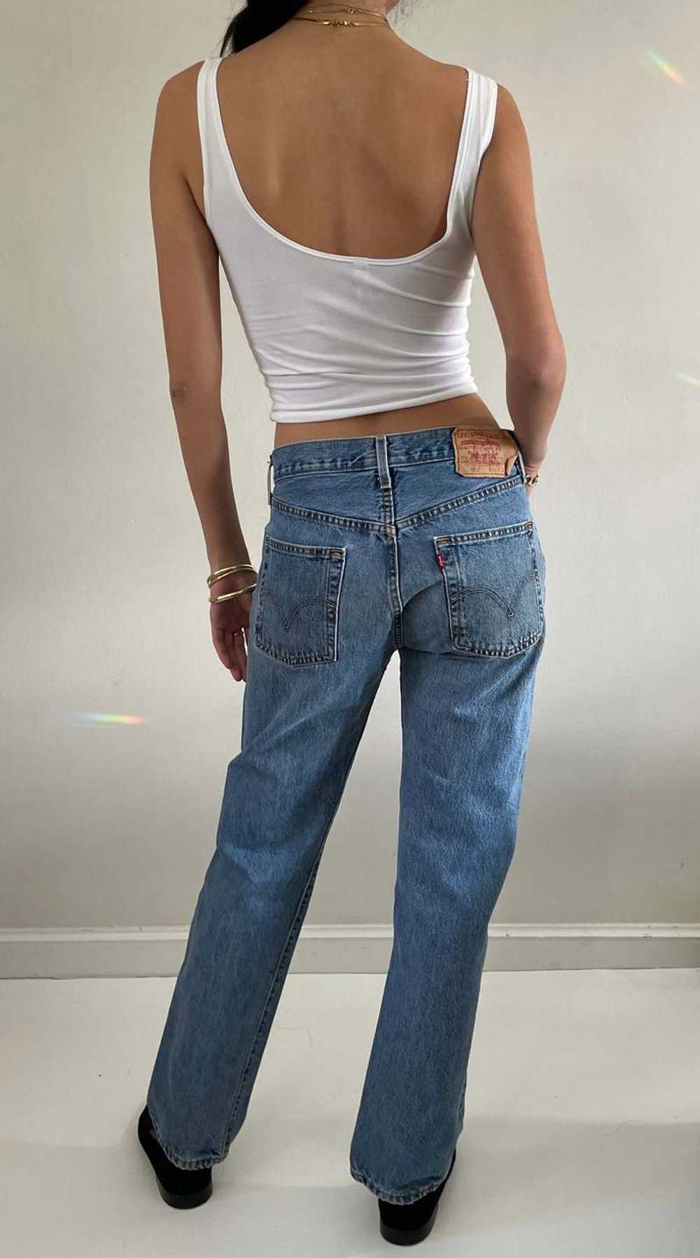 vintage Levi's 501 button fly jeans - image 1
