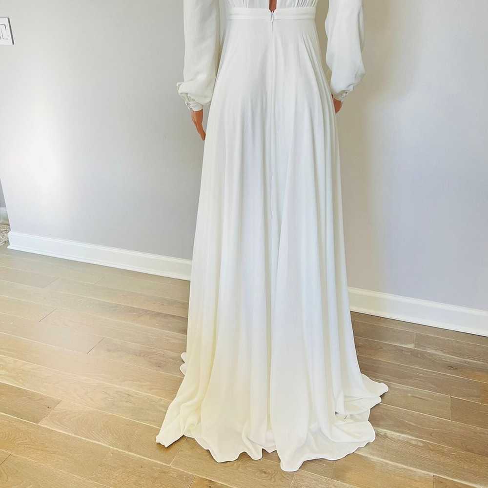 Joanna August Floyd Long Sleeve Wedding Gown Size… - image 10