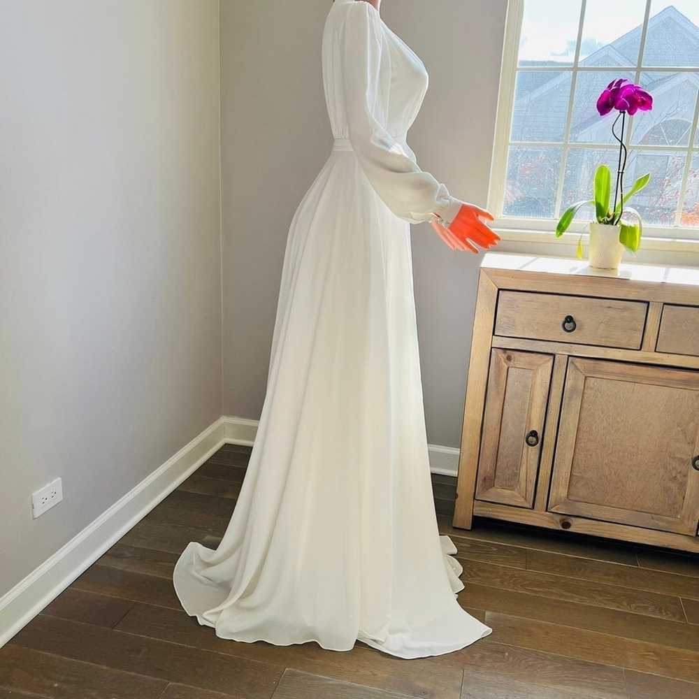 Joanna August Floyd Long Sleeve Wedding Gown Size… - image 1