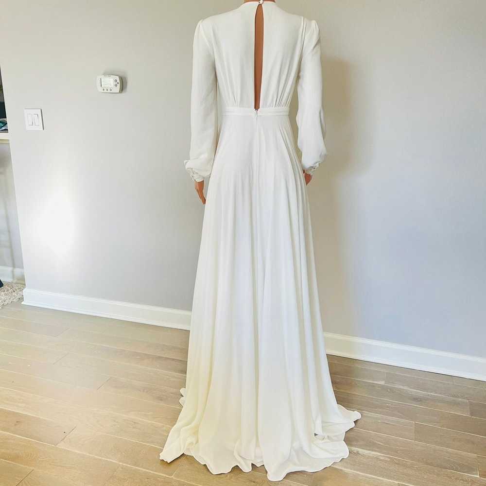 Joanna August Floyd Long Sleeve Wedding Gown Size… - image 2