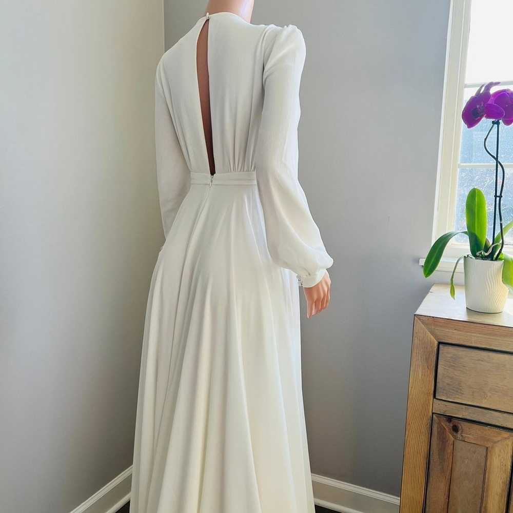 Joanna August Floyd Long Sleeve Wedding Gown Size… - image 8
