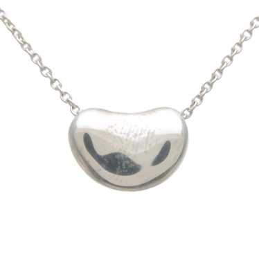Tiffany&Co. Bean Charm Necklace Small SV925 Silver - image 1