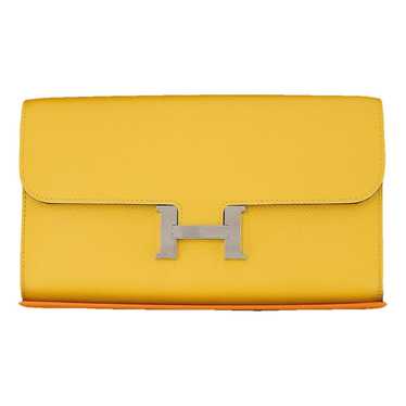 Hermès Constance Long To Go leather wallet