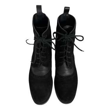 Balenciaga Leather lace up boots - image 1