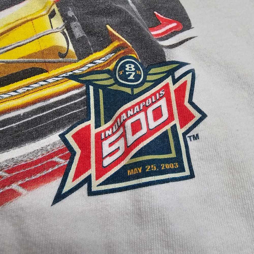 Vintage Indy 500 T Shirt Sz 2XL 2003 Racing Distr… - image 3