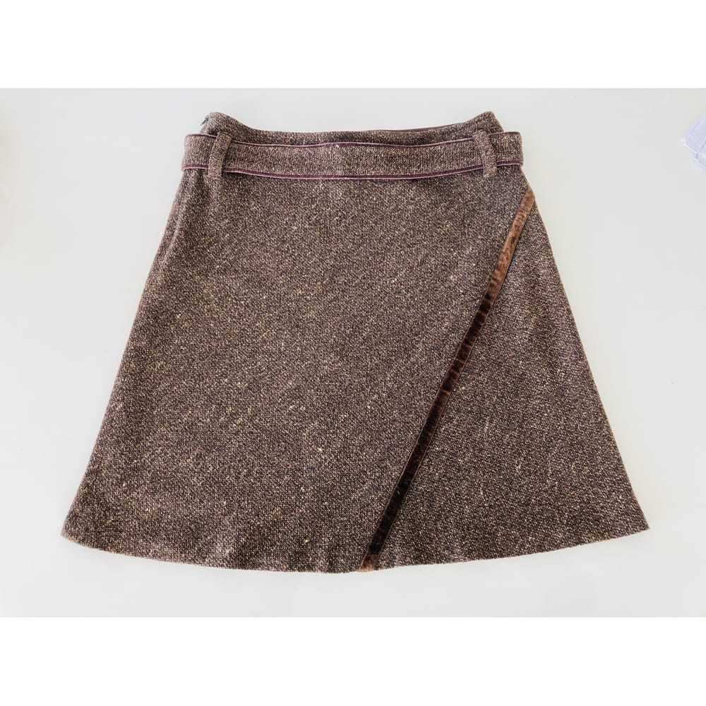 Tara Jarmon Wool mid-length skirt - image 2