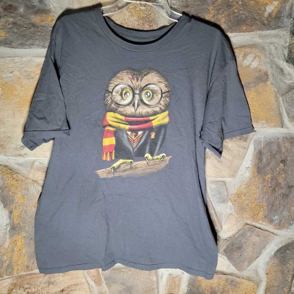Harry Potter Gray owl T-Shirt - image 1
