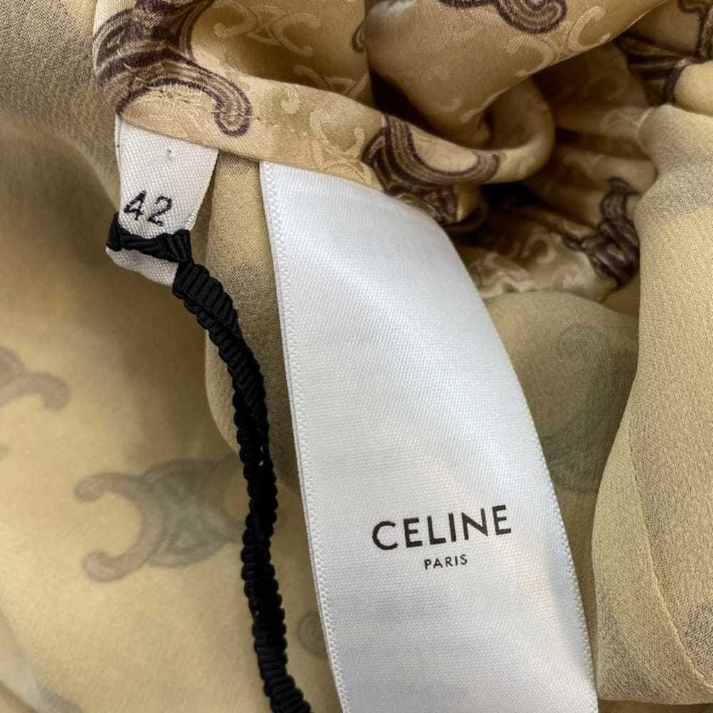 Celine Silk mid-length dress - image 7