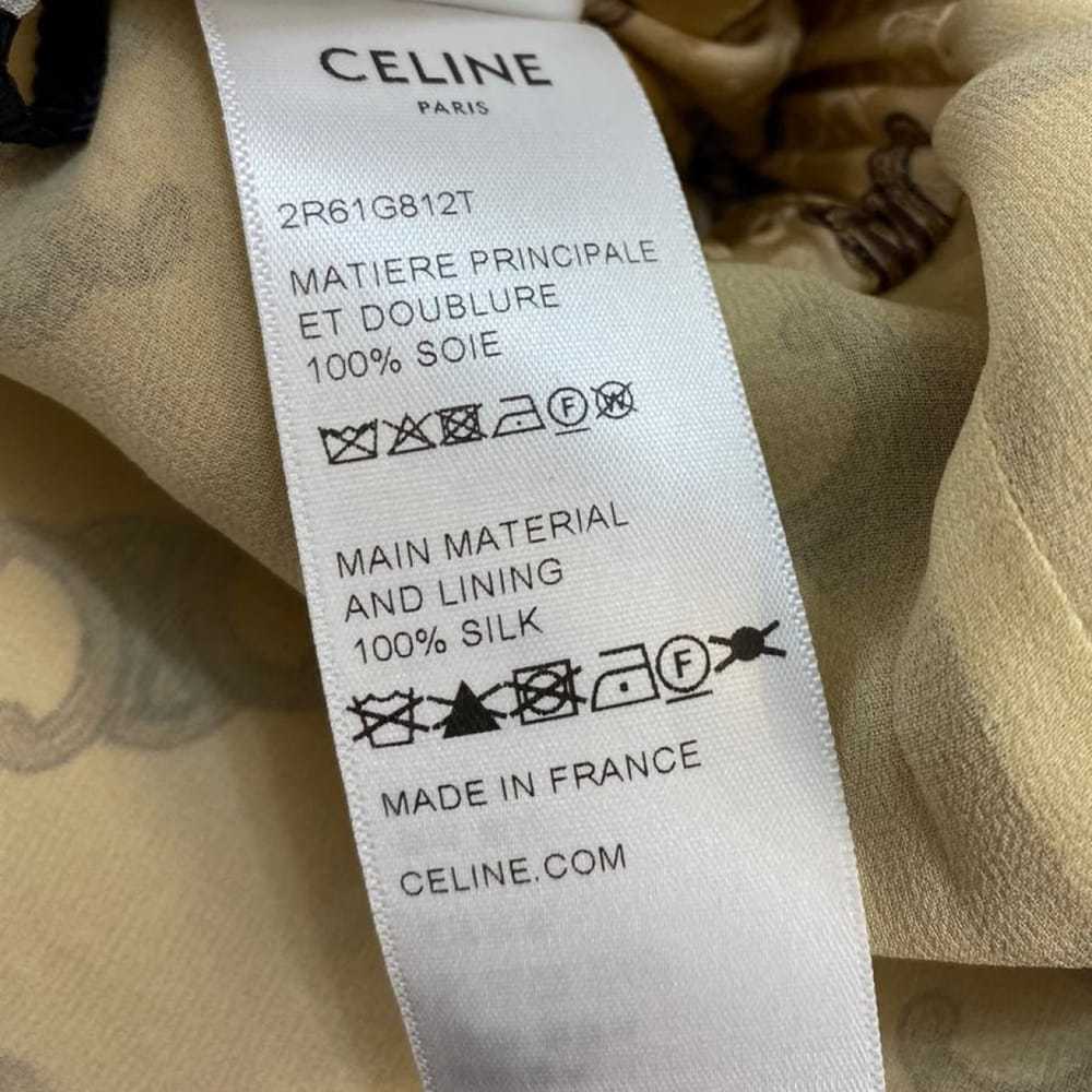 Celine Silk mid-length dress - image 8